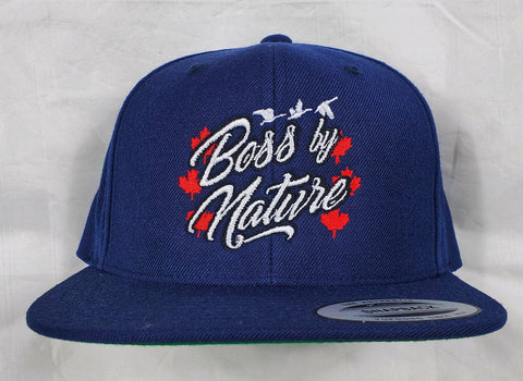 Boss By Nature Snapback - Navy Blue