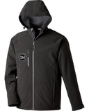 Boss By Nature Men's Two-Layer Fleece Bonded Soft Shell Hooded Jacket