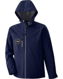 Boss By Nature Men's Two-Layer Fleece Bonded Soft Shell Hooded Jacket