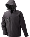 Boss By Nature Men's Two-Layer Fleece Bonded Soft Shell Hooded Jacket