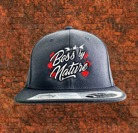 Boss By Nature Snapback - Stone Grey