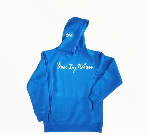 Boss By Nature Canada Simple Royal Blue Hoodie