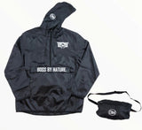 Boss By Nature Black Convertible Packable Jacket