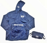 Boss By Nature Navy Blue Convertible Packable Jacket