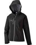 Boss By Nature Women's Two-Layer Fleece Bonded Soft Shell Hooded Jacket