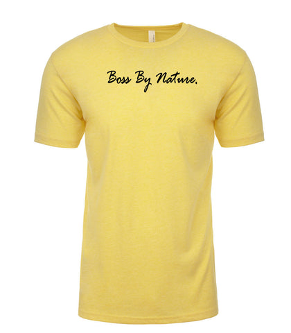 Boss by Nature Unisex Simple Banana Cream T-shirt