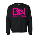 Boss By Nature Classic Black Crew Neck Sweater