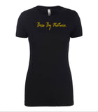 Boss by Nature Ladies Simple Black T-shirt