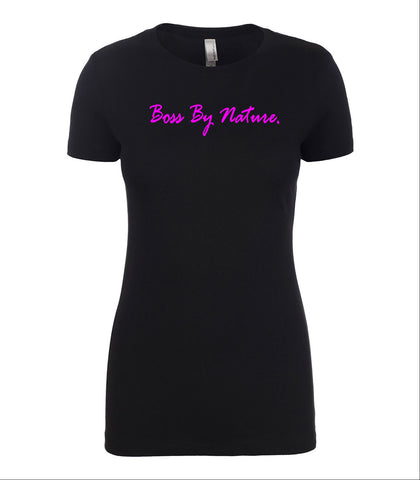 Boss by Nature Ladies Simple Black T-shirt