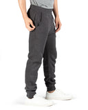 Boss By Nature Unisex Charcoal Heather Fleece Joggers