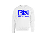 Boss By Nature White Classic Crew Neck Sweater