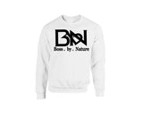 Boss By Nature White Classic Crew Neck Sweater
