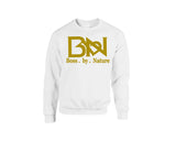 Boss By Nature White Classic Crew Neck Sweater