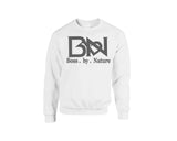 Boss By Nature White Classic Crew Neck Sweater