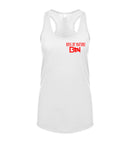Boss By Nature Ladies White Racerback Tank Top