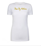Boss by Nature Ladies Simple White T-shirt